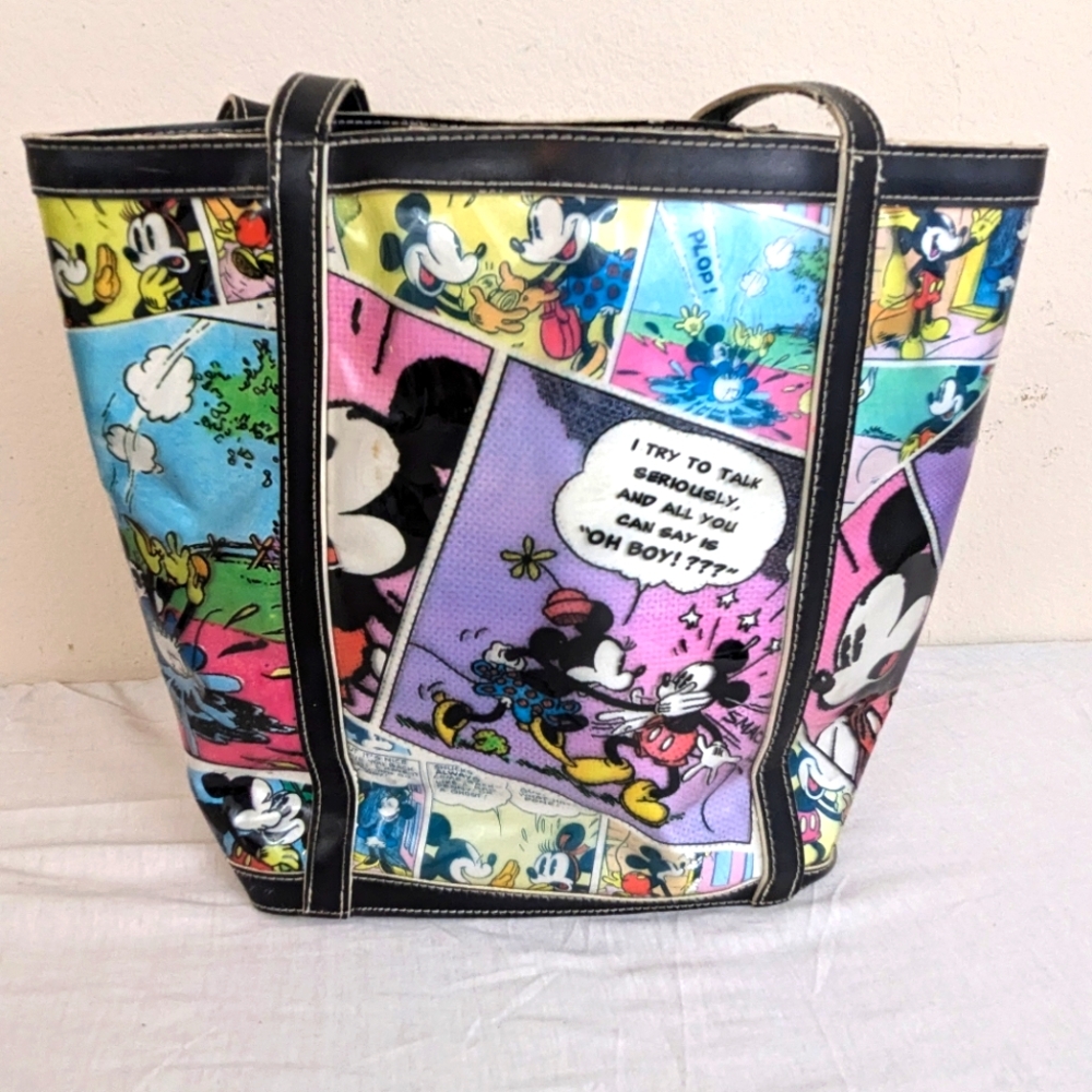 Disney Mickey & Minnie Mouse Bag with Adorable Comic Strip Graphics